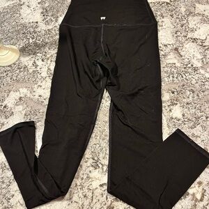 Purusha People Black High-Waisted Leggings